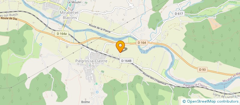 localisation de l'entreprise MONSIEUR ELOI GUILLEMAUD  PIEGROS-LA-CLASTRE