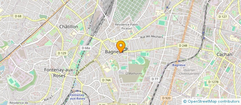 localisation de l'entreprise MONSIEUR ELOI HACHEME à BAGNEUX