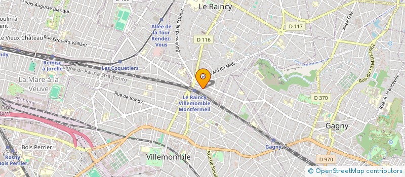 localisation de l'entreprise MONSIEUR ELOI HERVAULT à LE RAINCY