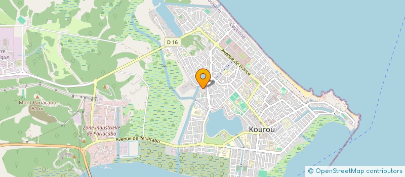 localisation de l'entreprise MONSIEUR ELOI HIPPON  KOUROU