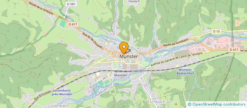 localisation de l'entreprise MONSIEUR ELOI JOOS  MUNSTER