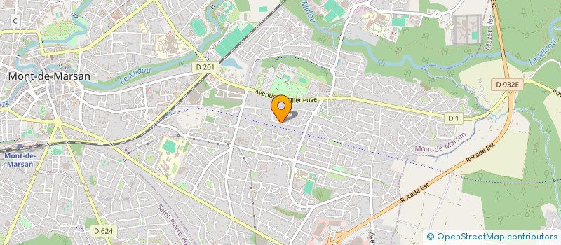 localisation de l'entreprise MONSIEUR ELOI MEYER-BISCH  MONT-DE-MARSAN