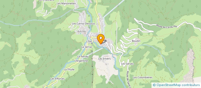 localisation de l'entreprise MONSIEUR ELOI MOLLIET  BEAUFORT