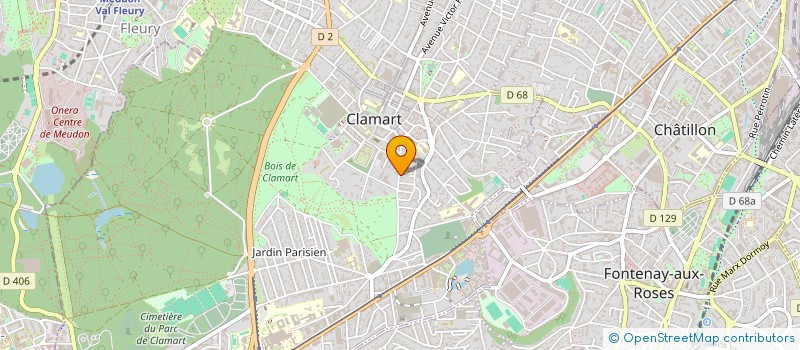 localisation de l'entreprise MONSIEUR ELOI MORLAAS à CLAMART