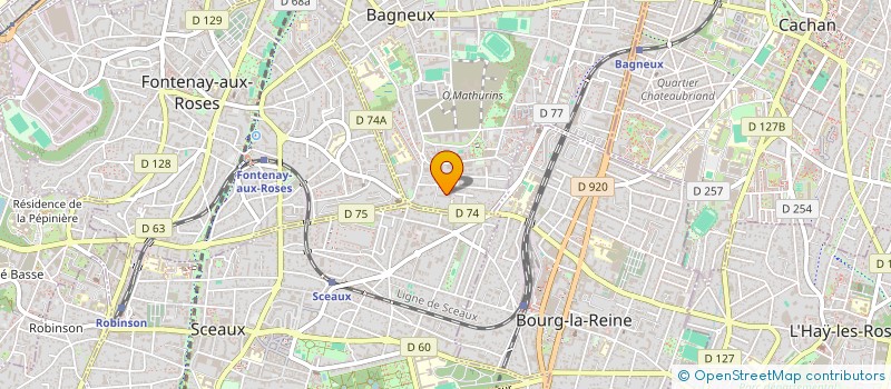 localisation de l'entreprise MONSIEUR ELOI ROCHE-BRUYN à BAGNEUX