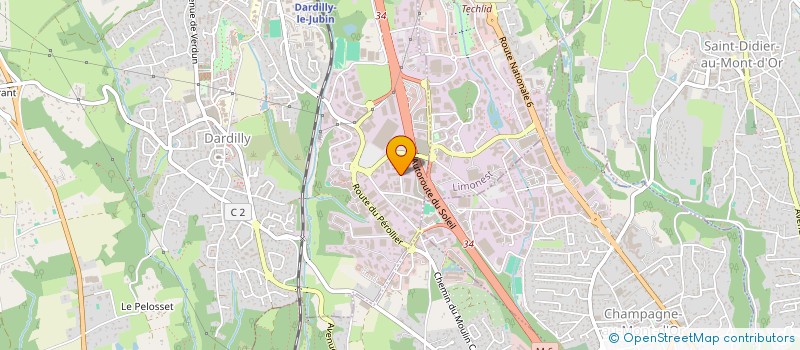 localisation de l'entreprise MONSIEUR ELOI RODRIGUES PINHEIRO AMARO  DARDILLY