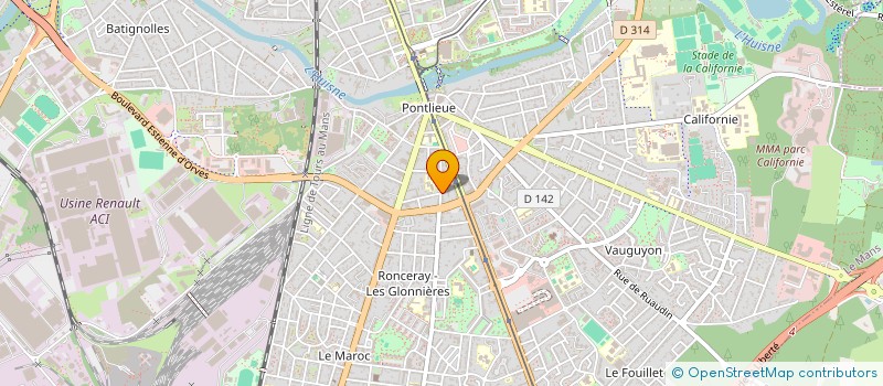 localisation de l'entreprise MONSIEUR ELOI VITRY  LE MANS