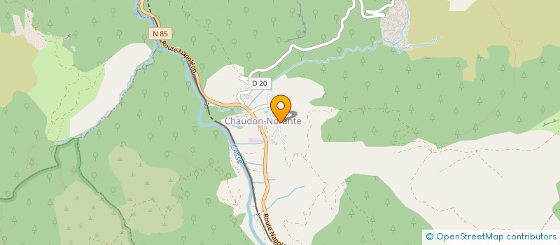 localisation de l'entreprise MONSIEUR ELOIS RESTELLI  CHAUDON-NORANTE