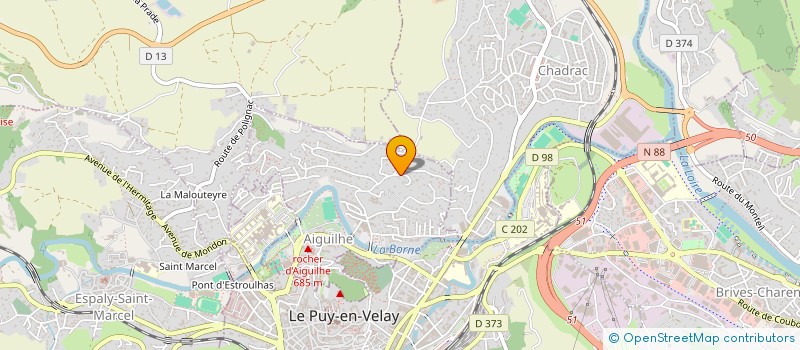 localisation de l'entreprise MONSIEUR ELOIS ROMEUF  AIGUILHE