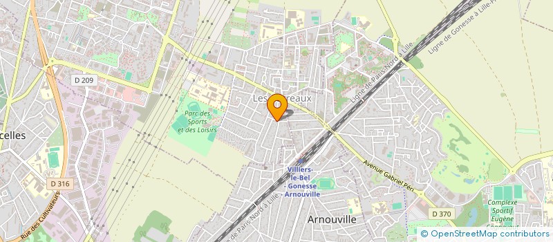localisation de l'entreprise MONSIEUR ELON DELACHE à VILLIERS-LE-BEL