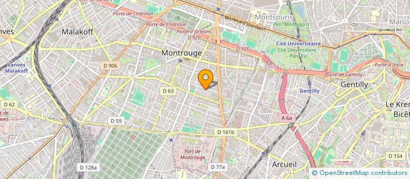 localisation de l'entreprise MONSIEUR ELONE BOUBLI  MONTROUGE