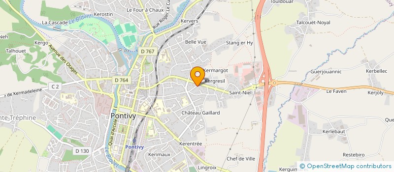 localisation de l'entreprise MONSIEUR ELOUAN BEGOC à PONTIVY