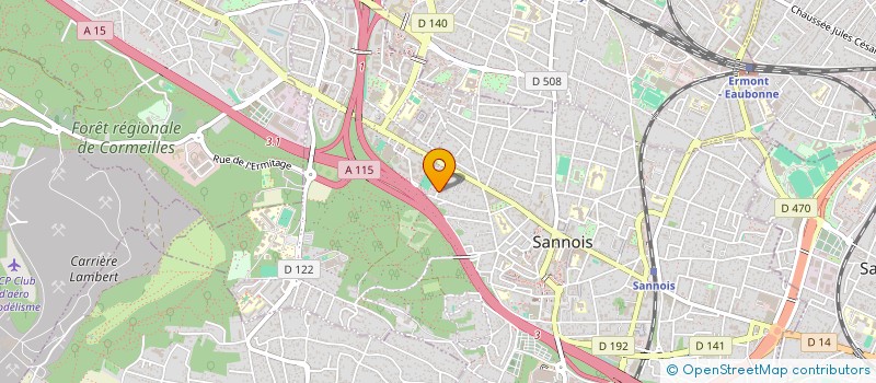 localisation de l'entreprise MONSIEUR ELOUAN BOURGAULT  SANNOIS