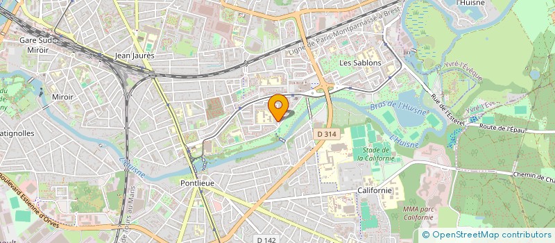 localisation de l'entreprise MONSIEUR ELOUAN CHAUBET  LE MANS