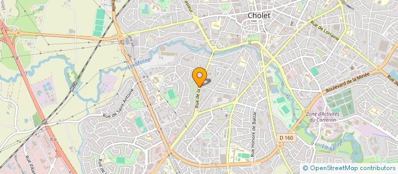localisation de l'entreprise MONSIEUR ELOUAN CHERBONNIER à CHOLET