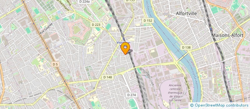 localisation de l'entreprise MONSIEUR ELOUAN COMBEAUD  VITRY-SUR-SEINE