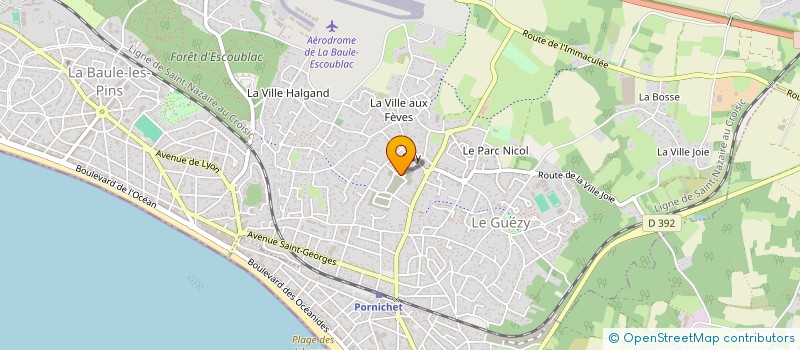 localisation de l'entreprise MONSIEUR ELOUAN GREE à LA BAULE-ESCOUBLAC