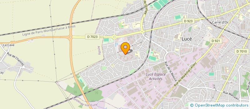 localisation de l'entreprise MONSIEUR ELOUAN JAOUEN à LUCE