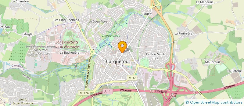 localisation de l'entreprise MONSIEUR ELOUAN LEJEUNE  CARQUEFOU