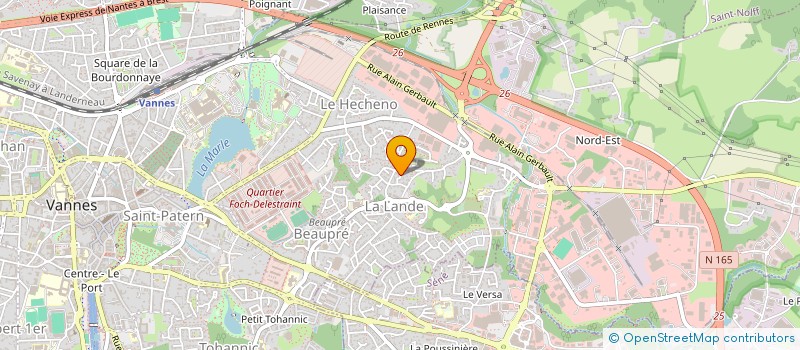 localisation de l'entreprise MONSIEUR ELOUAN NOEL à VANNES