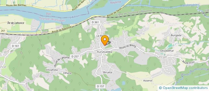 localisation de l'entreprise MONSIEUR ELOUAN QUEMENEUR  URCUIT