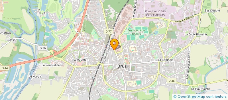 localisation de l'entreprise MONSIEUR ELOUAN SALMON  BRUZ