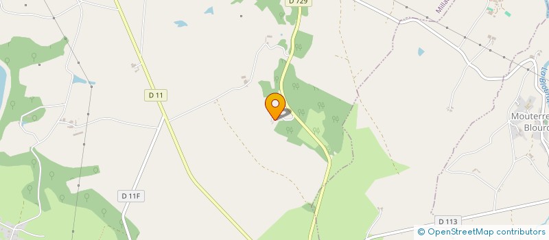 localisation de l'entreprise MONSIEUR ELOUANN GALLAIS  MILLAC