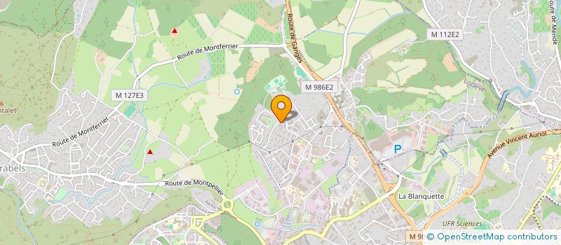 localisation de l'entreprise MONSIEUR ELOUAZA BOUREGAYA à GRABELS