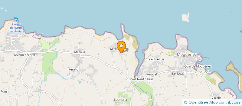 localisation de l'entreprise MONSIEUR ELOUEN LE MAGUET  CLEDER