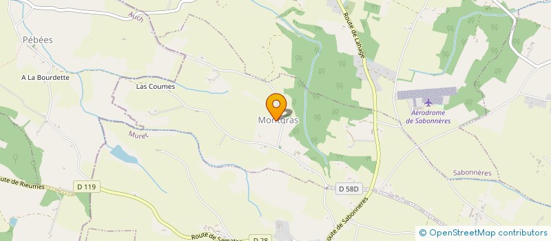 localisation de l'entreprise MONSIEUR ELPHEGE ROGER  POUCHARRAMET