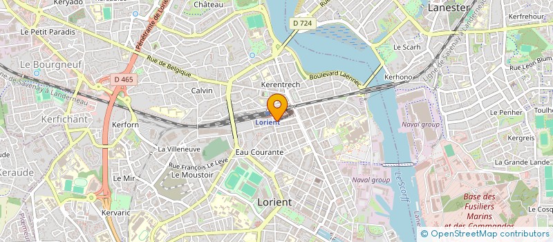 localisation de l'entreprise MONSIEUR ELRASHEED IBRAHIM BADAWI  LORIENT