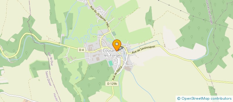 localisation de l'entreprise MONSIEUR ELRIC BANCELIN à COUSANCES-LES-FORGES