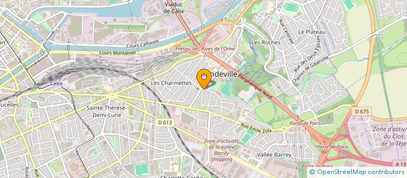 localisation de l'entreprise MONSIEUR ELRIC CARPENTIER  MONDEVILLE