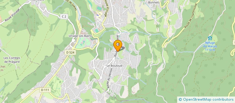 localisation de l'entreprise MONSIEUR ELRIC DUPONT  SAINT-MARTIN-D'URIAGE