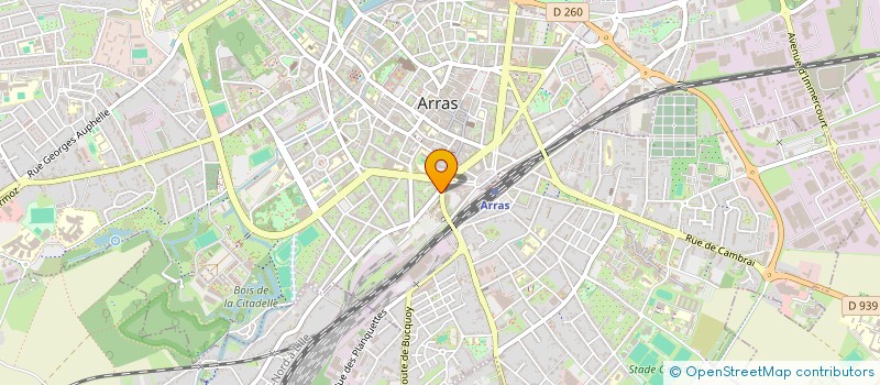 localisation de l'entreprise MONSIEUR ELRIC LAFOSSE à ARRAS
