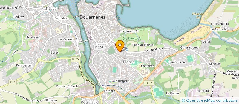 localisation de l'entreprise MONSIEUR ELSA TOMKOWIAK à DOUARNENEZ