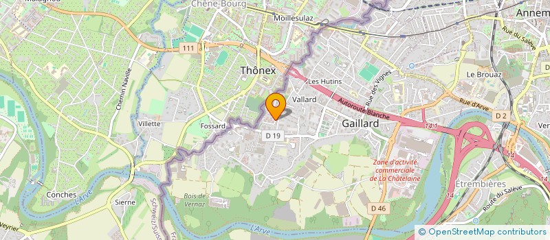 localisation de l'entreprise MONSIEUR ELSADAT HAJDARI  GAILLARD