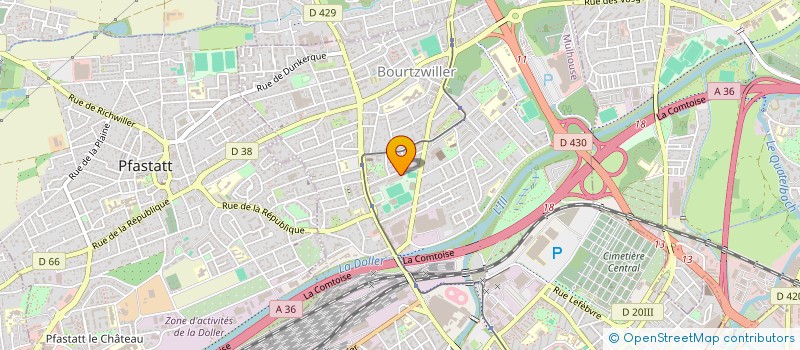 localisation de l'entreprise MONSIEUR ELSADAT IMERI  MULHOUSE