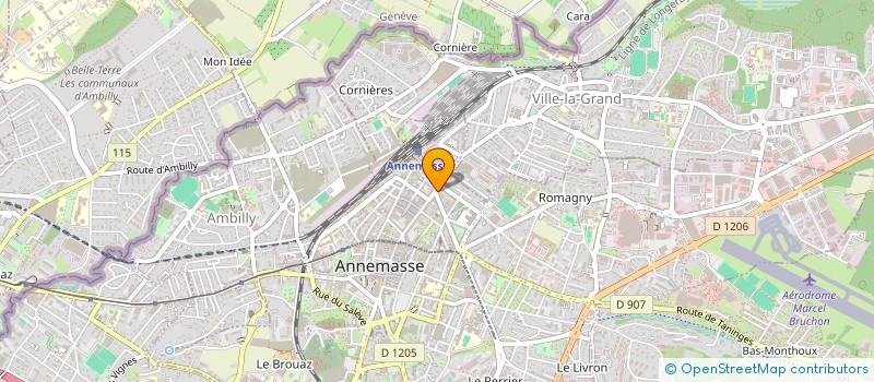 localisation de l'entreprise MONSIEUR ELSAID BURDAIRON IBRAHIM à ANNEMASSE