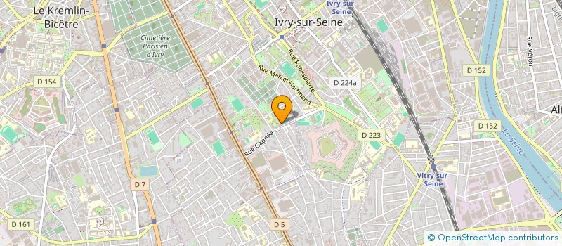 localisation de l'entreprise MONSIEUR ELSAID ELALFI  IVRY-SUR-SEINE