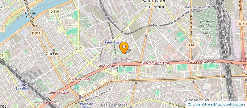 localisation de l'entreprise MONSIEUR ELSAID ELMOWAFY  SAINT-OUEN-SUR-SEINE