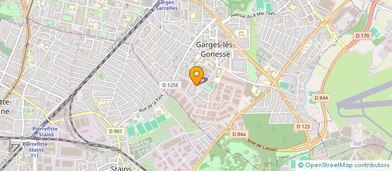 localisation de l'entreprise MONSIEUR ELSON SANCHES MONTEIRO DOS SANTOS à GARGES-LES-GONESSE