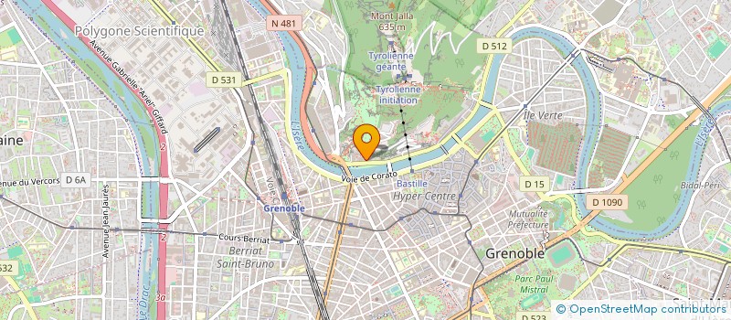 localisation de l'entreprise MONSIEUR ELSON SELFO à GRENOBLE