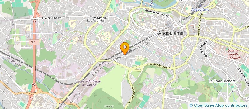 localisation de l'entreprise MONSIEUR ELSSAME AHMED à ANGOULEME