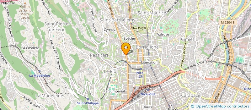 localisation de l'entreprise MONSIEUR ELTON LOPES DE ANDRADE à NICE