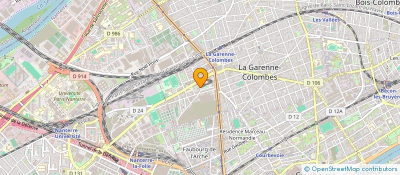 localisation de l'entreprise MONSIEUR ELTON PEREIRA à LA GARENNE-COLOMBES