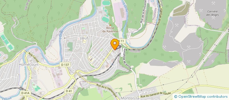 localisation de l'entreprise MONSIEUR ELVEDIN HUSOVIC  JUF