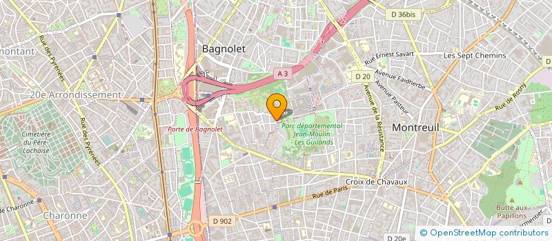 localisation de l'entreprise MONSIEUR ELVEN DANAIS à BAGNOLET