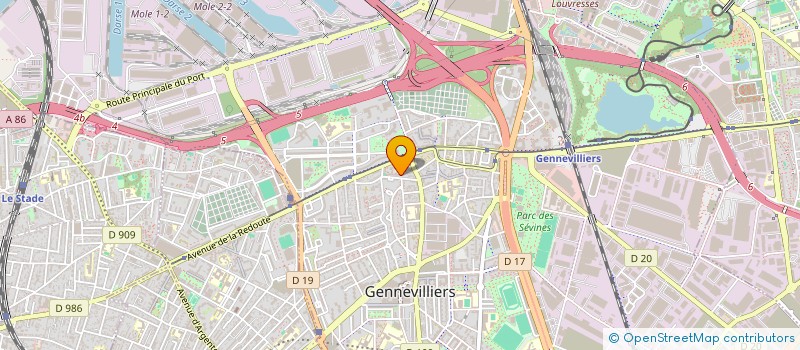 localisation de l'entreprise MONSIEUR ELVER LANDRY TATDJA NANA à GENNEVILLIERS