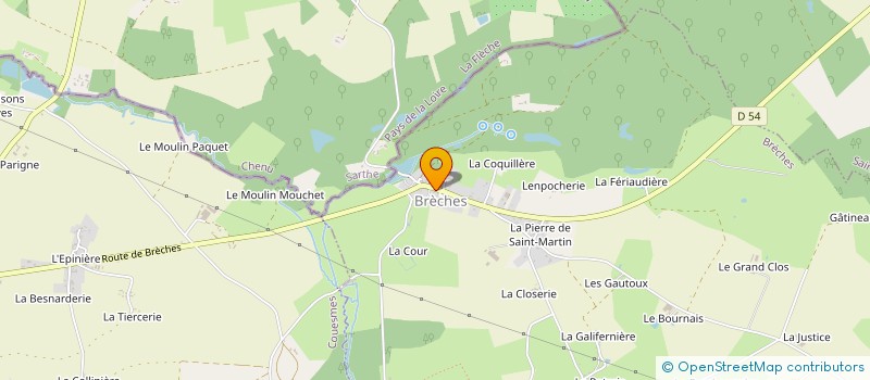 localisation de l'entreprise MONSIEUR ELVIC BARILLET  BRECHES